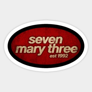 Seven Mary Three - Vintage Sticker